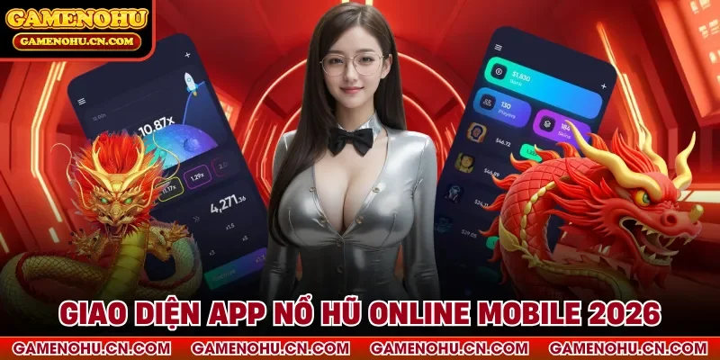 Giao diện App nổ hũ online mobile 2026
